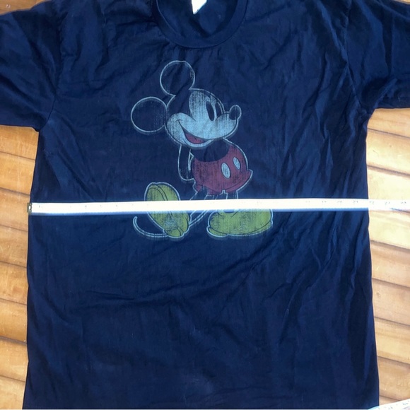 Vintage Disney Parks Mickey Mouse BlackT Shirt Mens XL Theme Park Souvenir Retro - Picture 3 of 6